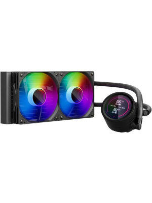 ������� �������� ���������� 1STPLAYER TS4 240 Black / 2x120mm, ARGB, IPS display / TS4-240-BK