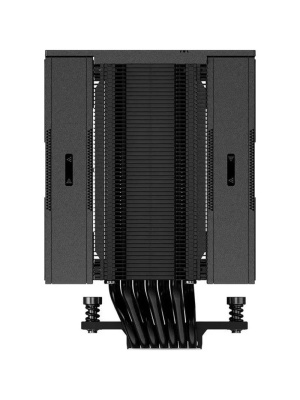 ����� PCCooler RZ700D BK (270W, 4-pin PWM, 159.5mm, Al/Cu, 7x6mm, 2x120mm, 79.8CFM, 35.9dBA, 2400RPM, S: 1851/1700/1200/115X, AM5/AM4, black)