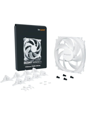 ����� ��� ������� be quiet! SILENT WINGS 4 140mm PWM White (140x140x25mm, 4-pin PWM, 51.3CFM, 13.6dBA, 1100RPM, White)