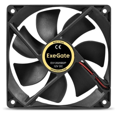 Exegate EX295242RUS ���������� 12� DC ExeGate EX12025B2P (120x120x25 ��, 2-Ball (������� ���������������), 2pin, 1550RPM, 25dBA)