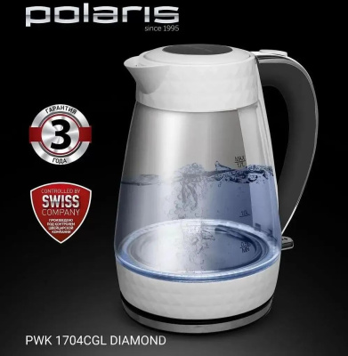 ������ ������������� Polaris PWK 1704CGL Diamond 1.7�. 2200�� �����/������ ������: ������/������� (PWK 1704CGL)