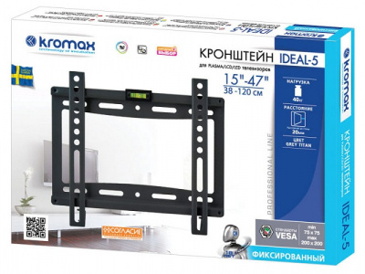 ��������� Kromax IDEAL-5 ����� 15-47" max 35�� VESA 200x200 �������������
