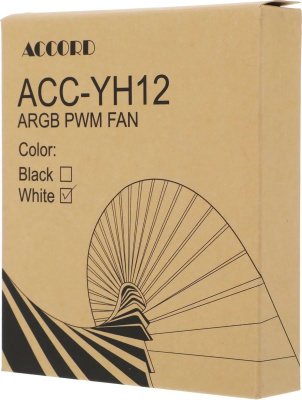 ���������� ��� ������� Accord ACC-YH12 ARGB 120�120x25 ����� 4-pin 27�� (ACC-YH12 ARGB WHITE) brown box