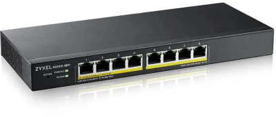 ���������� Zyxel NebulaFlex GS1915-8EP Hybrid Smart L2 PoE+ Switch, 8xGE PoE+, Silent (No Fan), 60W PoE Budget, Standalone/Cloud Management