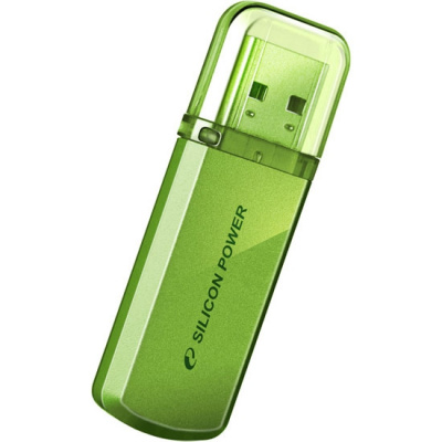 USB ������ Silicon Power Helios 101 8Gb green USB 2.0