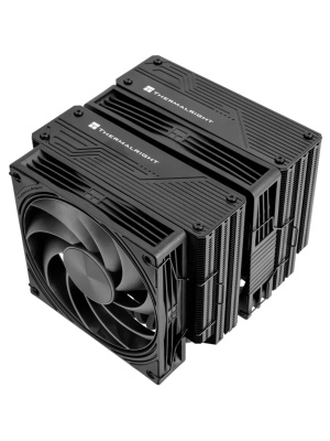����� Thermalright Frost Tower 140 Black LGA115X/1200/1700/1851/2011/2066/AM4/AM5 (Dual Tower, 120mm + 140mm PWM Fan, ������ ���������, 7 ����. ������ 6��) / TRFT140B