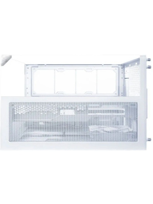 ������ Lian Li O11 Vision-M Digital / White / 9.2" LCD screen / 1 x 140mm PWM Fan / Mini-Tower, TG / G99.O11VMDW.R0