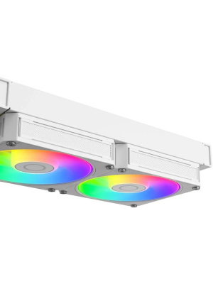 �������� �������� ���������� ID-COOLING SL240 V2 WHITE LGA1954/1851/1700/1200/115X/AM5/AM4 (TDP 300W, PWM, LCD Display, DUAL ARGB FAN 120mm, �����) RET
