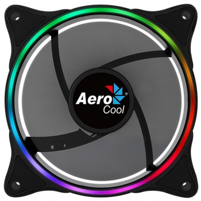 ���������� Aerocool Eclipse, Addressable RGB LED, 120x120x25��, 6-PIN + 4-PIN PWM