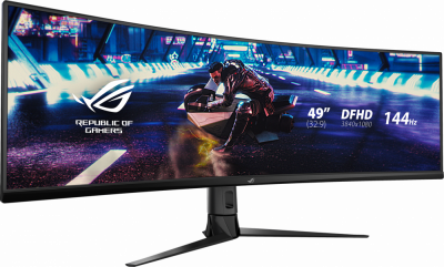 ������� Asus 49" ROG Strix XG49VQ 3840x1080 VA WLED 144�� 4ms FreeSync2 HDMI DisplayPort