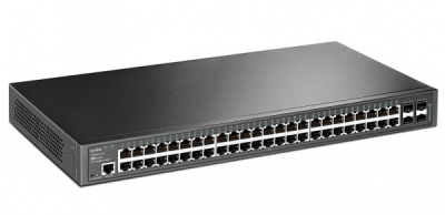 ����������� ���������� Tp-link JetStream TL-SG3452 2‑�� ������ � 48 ����������� ������� RJ45 � 4 ����������� ������� SFP