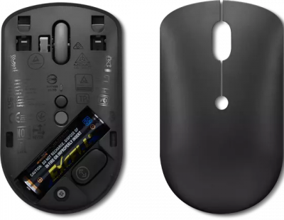 ����  Lenovo 400 USB-C Wireless Compact ����������, ������������ (����������), 2400 dpi, USB, ����: ������