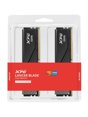 ����������� ������ ADATA LANCER BLADE DDR5 DIMM 32GB 6000MHz 2*16GB 48-48-48 1.25V BLACK DUAL TRAY