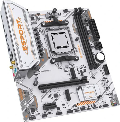 ����������� ����� Maxsun eSport B850M WIFI ICE, Socket AM5, mATX, Ret (MS-eSport B850M WIFI ICE)