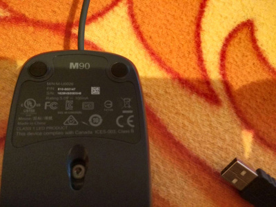 ���� Logitech M90 Grey USB Mouse (910-001794 / 910-001793)