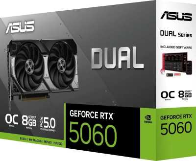 ���������� Asus nVidia GeForce RTX 5060 8G OC EDITION(DUAL-RTX5060-O8G) 90YV0N12-M0NA00
