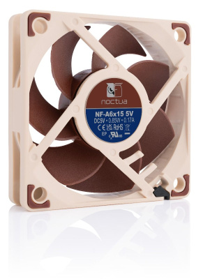 �e�������� ��� ������� Noctua NF-A6x15 5V (NF-A6x15 5V) - 60mm, 3500 ��/���, 19.8 ��, 3-pin