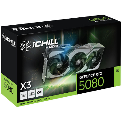 ���������� Inno3D NVIDIA GeForce RTX 5080 iChill X3 V2 16Gb (C50803-16D7X-176069R)