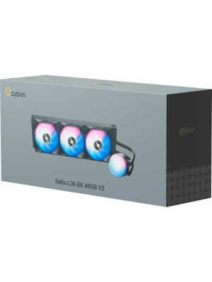 ������� �������� ���������� Ocypus Delta L36 BK ARGB V2, 360mm, ARGB Pump, 3x120mm ARGB fans, LGA115X/1200/1700/18XX, AM4/AM5