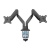 Кронштейн Onkron G200 Black (для монитора, от 13" до 32", до 9кг) Кронштейн Onkron G200 Black (для монитора, от 13" до 32", до 9кг)