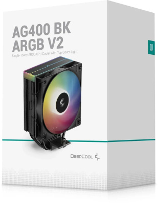 ����� ��� ���������� DeepCool AG400 BK ARGB V2 1851/1700/1200/115X/AM5/AM4, Ret